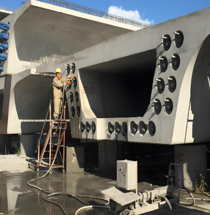 平桥压浆料施工流程及注意事项